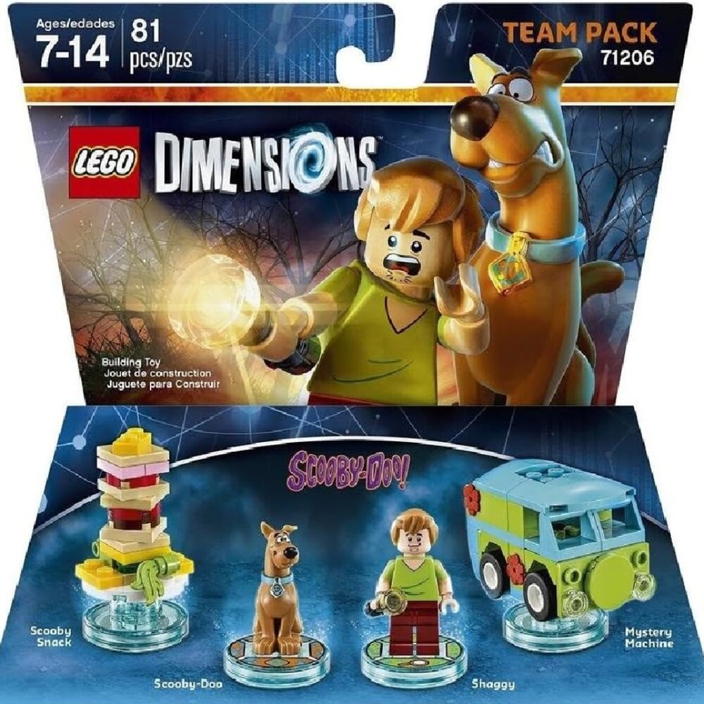 Scooby-Doo Team Figure Pack #71206 LEGO Dimensions COMPLETE *NO BOX*